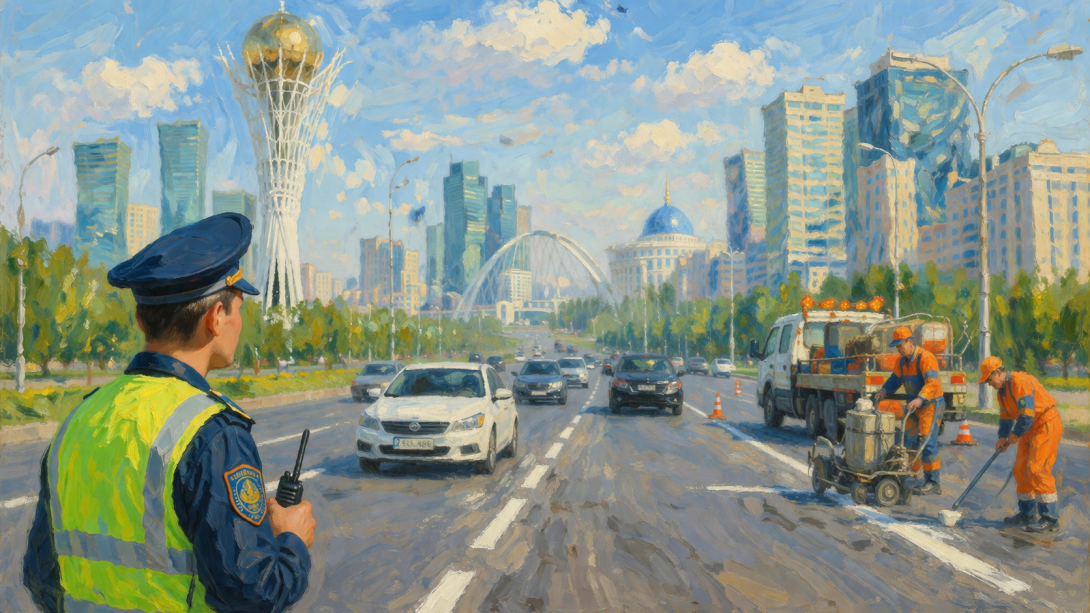 Астана проспект Мангилик Ел